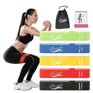 Recredo Resistance Bands for Women, Resistance Bands Set Exercise Bands for